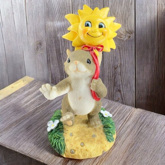 Charming Tails Fitz And Floyd Figurine Resin Whimsical Sunny Days Are On The Way - Picture 1 of 11